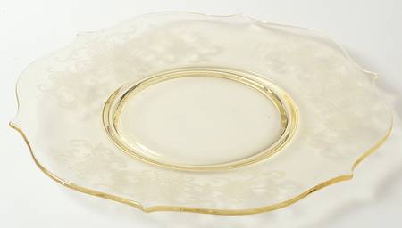 Patrick Yellow Luncheon Plate