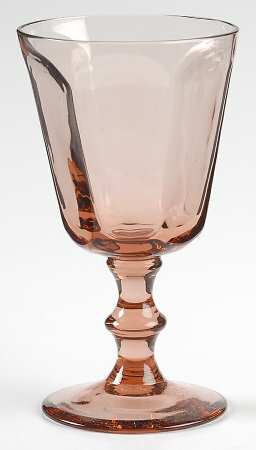 Antique Rust Wine Glass