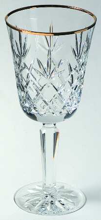 Charleston Gold Water Goblet