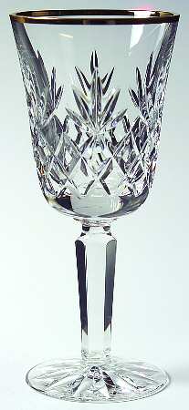 Charleston Gold Wine Glass