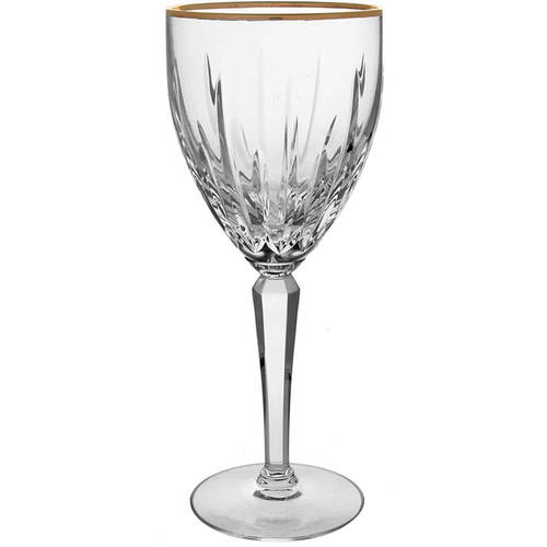 Clarity Gold Wine Glass