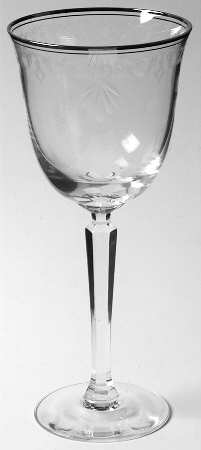 Classic Shell (Platinum Trim) Water Goblet by Lenox