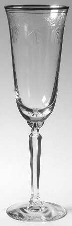 Classic Shell (Platinum Trim) Fluted Champagne by Lenox