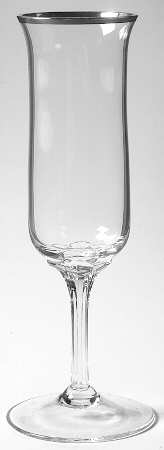 Desire (Platinum Trim) Fluted Champagne