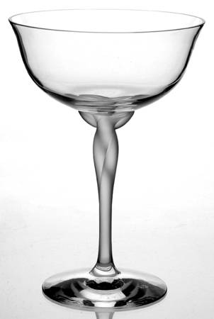 Embrace (Frosted Stem) Champagne/Tall Sherbet