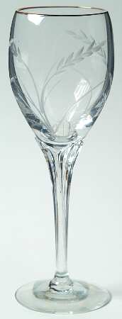 Eve (Gold Trim) Water Goblet