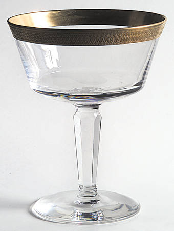 Georgetown (Gold Encrusted) Champagne/Tall Sherbet