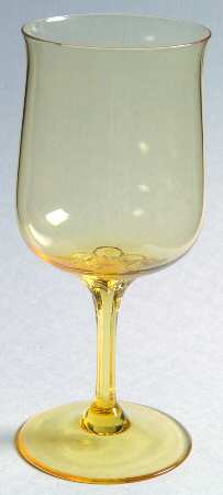 Gold Mist Yellow Water Goblet