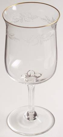 Holiday (Older, Gold Trim) Water Goblet by Lenox