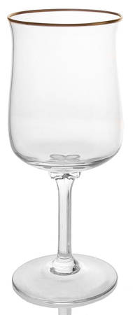 Intrigue (Gold Trim) Wine Glass