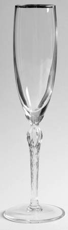 Madison (Platinum Trim) Millennium Fluted Champage