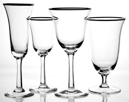 Maywood (Platinum Trim) 4 Piece Place Setting