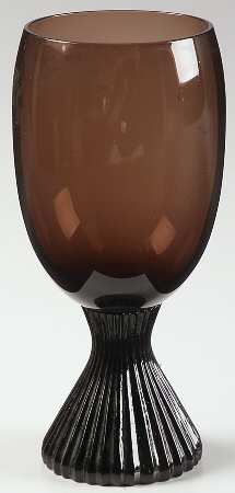 Nutmeg (Brown) Water Goblet by Lenox