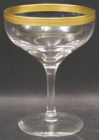 Royale (Gold Trim) Champagne/Tall Sherbet