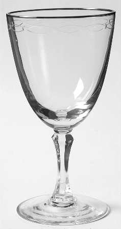 Sentiment (Platinum Trim) Wine Glass by Lenox