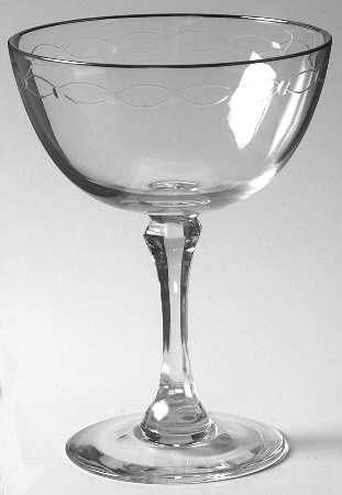 Sentiment (Platinum Trim) Champagne/Tall Sherbet by Lenox