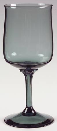 Silver Mist Blue Gray Wine Glass