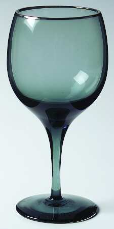Silver Shadow Blue Gray (Platinum) Wine Glass