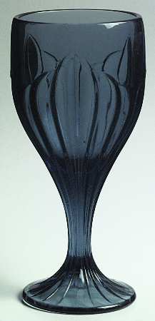 Sky Blossoms Blue Water Goblet