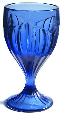Sky Blossoms Blue Juice/Wine Glass