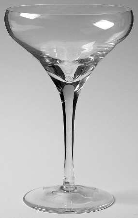 Statuesque Clear Champagne/Tall Sherbet