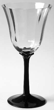 Sutton Place (Black Stem) Water Goblet