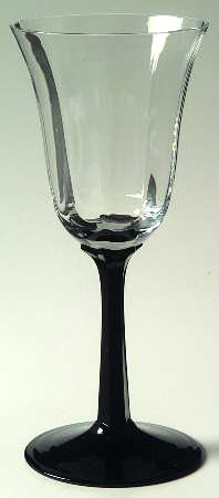 Sutton Place (Black Stem) Wine Glass
