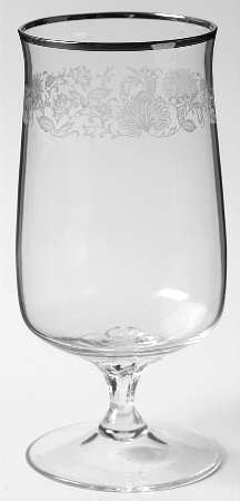 White Echo (Platinum Trim) Iced Tea by Lenox