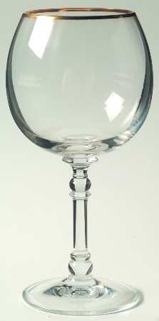 Bedford Gold Wine Glass