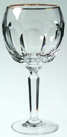 Edward Gold Wine Glass