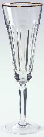 Edward Gold Fluted Champagne