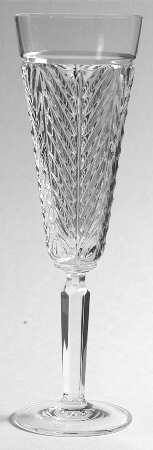 Herringbone Classic Fluted Champagne