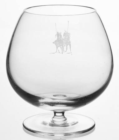 Polo Scene (No Safety Lip) Brandy Glass