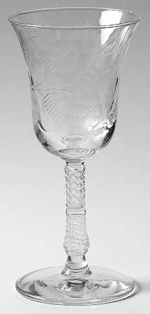 Blossoms Wine Glass