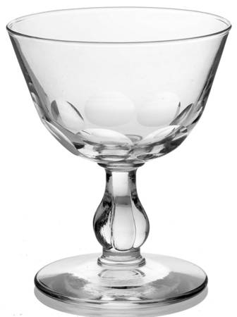 Coin Cut Champagne/Tall Sherbet