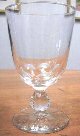Coin Cut Water Goblet