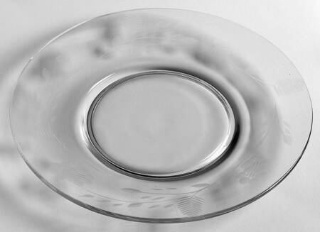 Crystal Garland Luncheon Plate