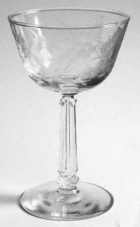 Crystal Garland Champagne/Tall Sherbet