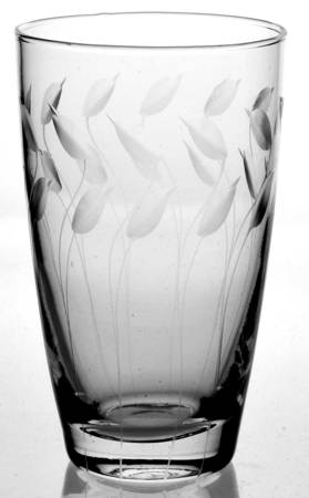 Crystal Leaf Flat Tumbler