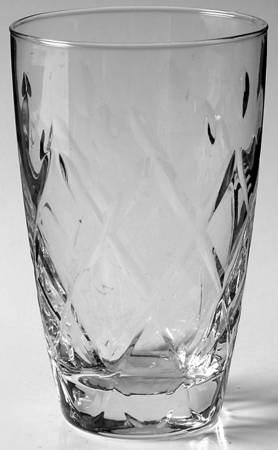 Diamond Cut Flat Tumbler