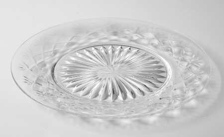 Diamond and Fan Luncheon Plate