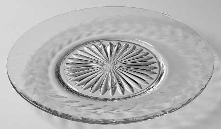 Empire Wreath (Safety Lip) Luncheon Plate