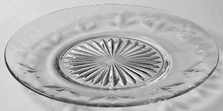 Fleur De Lis Luncheon Plate