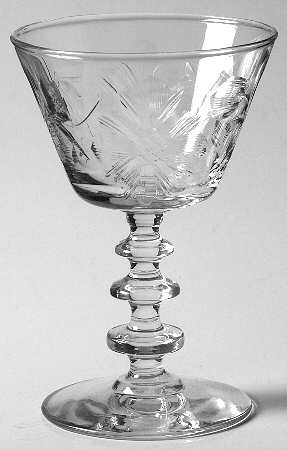 Gloria (Three Ring Stem) Liquor Cocktail