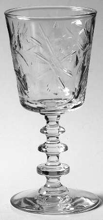 Gloria (Three Ring Stem) Wine Glass