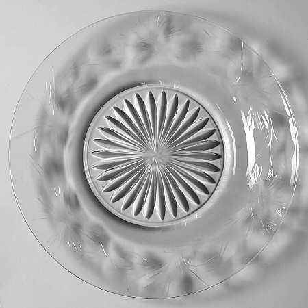 Gloria (Three Ring Stem) Luncheon Plate