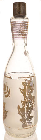 Golden Foliage Bar Bottle & Lid