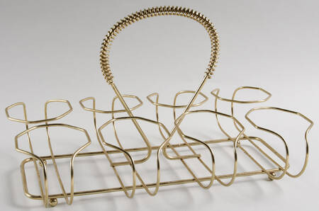 Golden Foliage Metal Holder for Tumbler Set