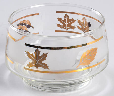 Golden Foliage Ramekin by Libbey Glass Company