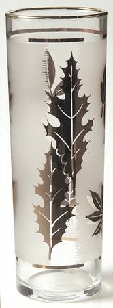 Golden Foliage Tom Collins Glass